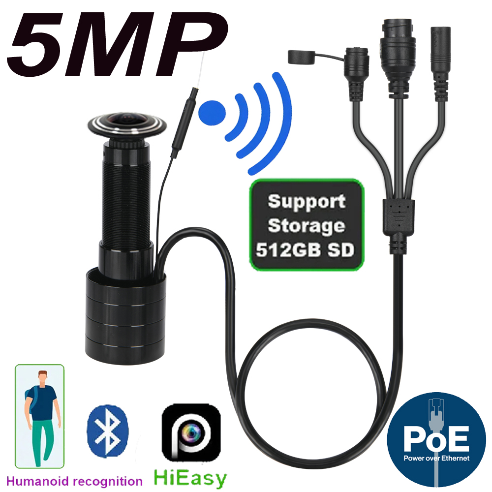 Home Security Camera Installation - 5MP 도어 아이 IP POE 카메라