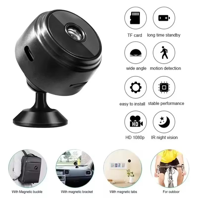 Home Security Camera Installation - A9 미니 WiFi HD 1080P 보안