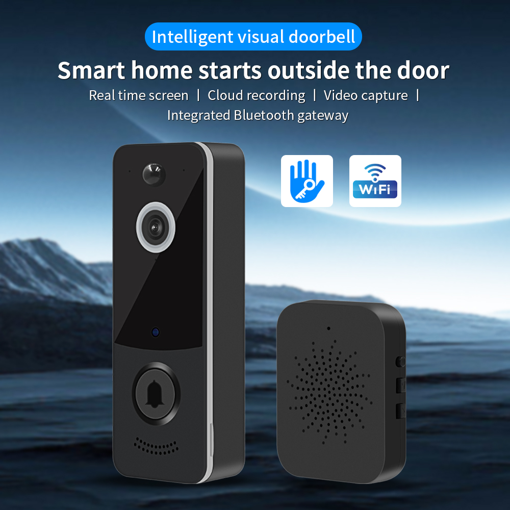 Home Security Doorbell Camera - 1080P WIFI 비디오 초인종 TTLOCK 앱