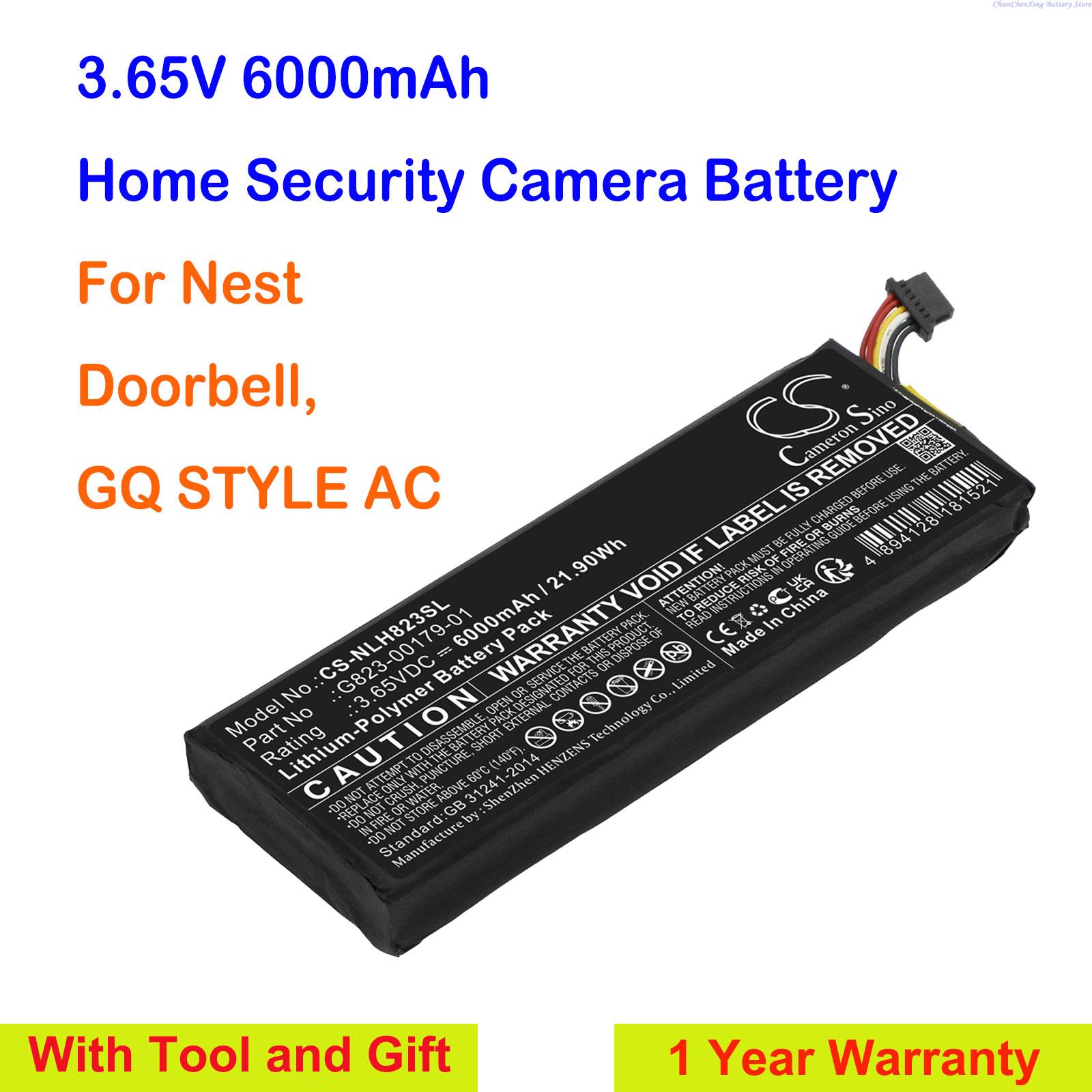 Home Security Doorbell Camera - Cameron Sino 홈 보안 카메라 배터리