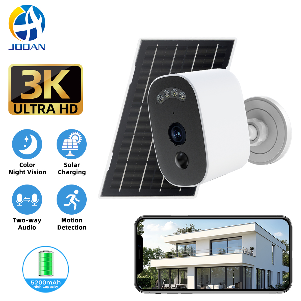 Home Security Camera Installation - Jooan 3K HD 태양광 보안 카메라