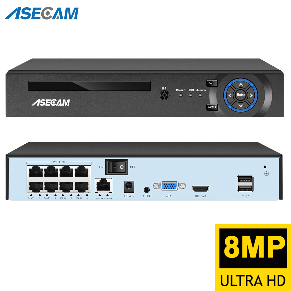 Home Security With Cameras - 슈퍼 8MP POE NVR 비디오 레코더