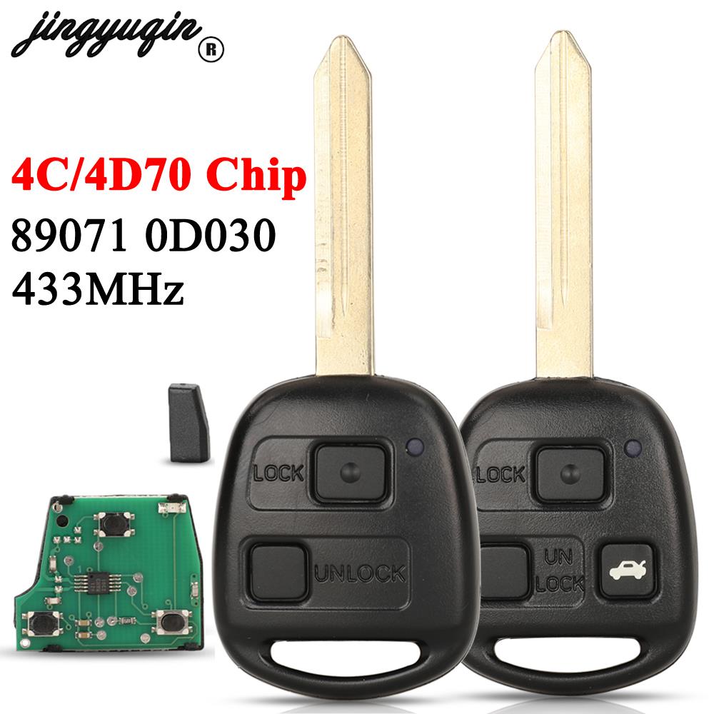 Keypad Alarm Panel - Jingyuqin 89071-0D030 원격 자동차 키 알람