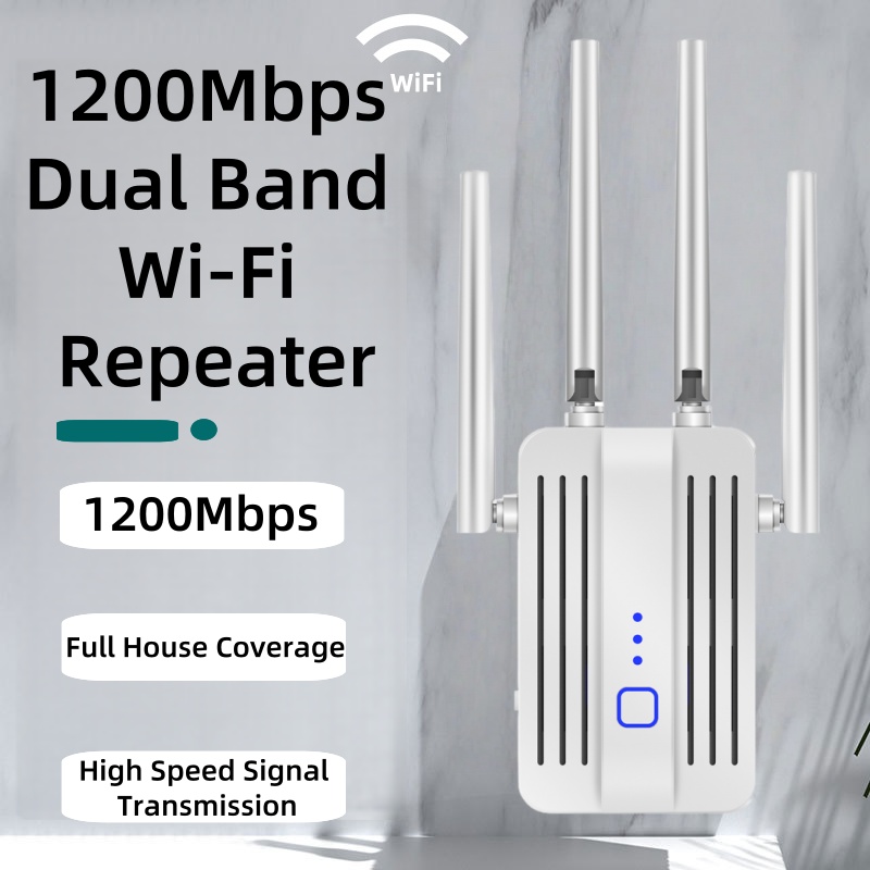 Home Security And Internet - WiFi 리피터 익스텐더 1200Mbps 2.4G 5GHz