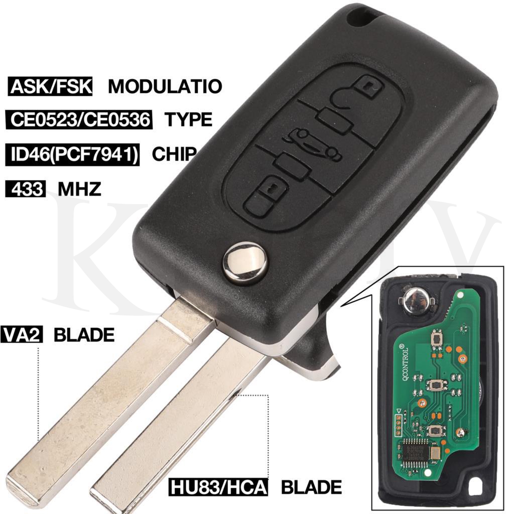 Keypad Alarm Panel - Jingyuqin 자동차 리모컨 키, 시트로엥 C1