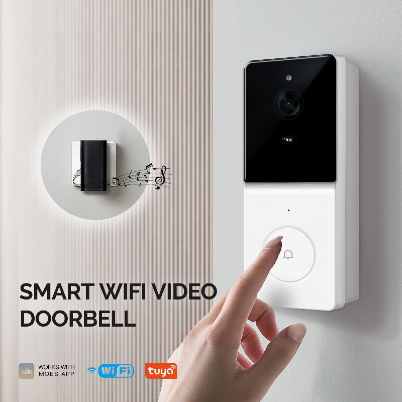 Home Security Doorbell Camera - 투야 스마트 와이파이 비디오 초인종 카메라
