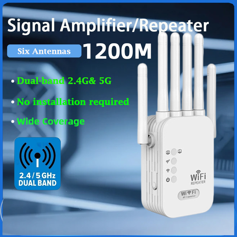 Home Security And Internet - KATORD 1200Mbps 무선 WiFi 리피터 2.4G&5G