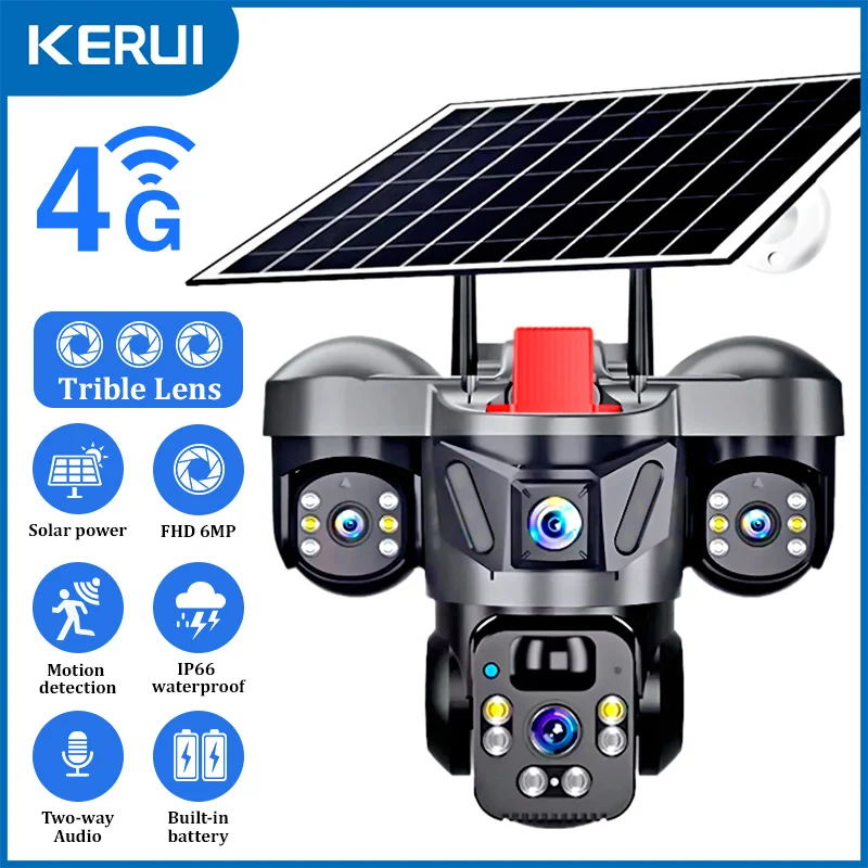 Home Security Camera Installation - KERUI V380 Pro 야외 PTZ 6MP