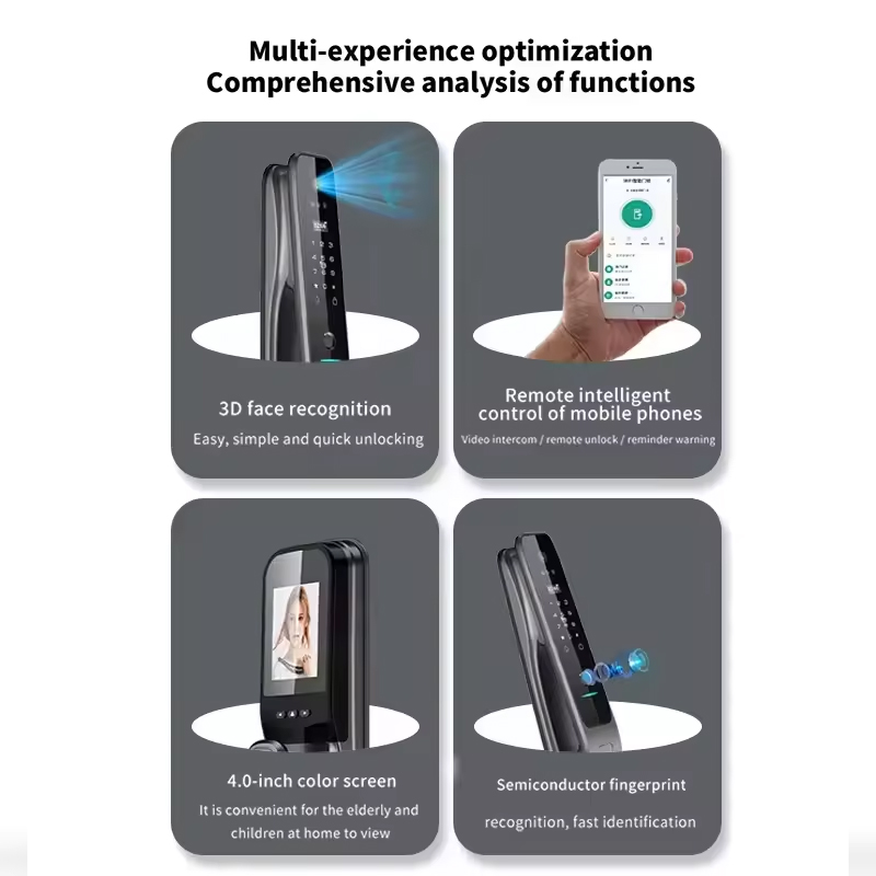 HX5 스마트 도어락 3D 얼굴인식 WiFi 디지털 전 - Home Security With Cameras 리뷰 및 가격