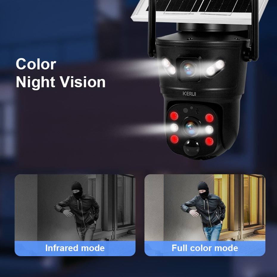 KERUI 6MP 4G SIM WiFi 태양광 카메라  - Home Security Camera Installation 리뷰 및 가격