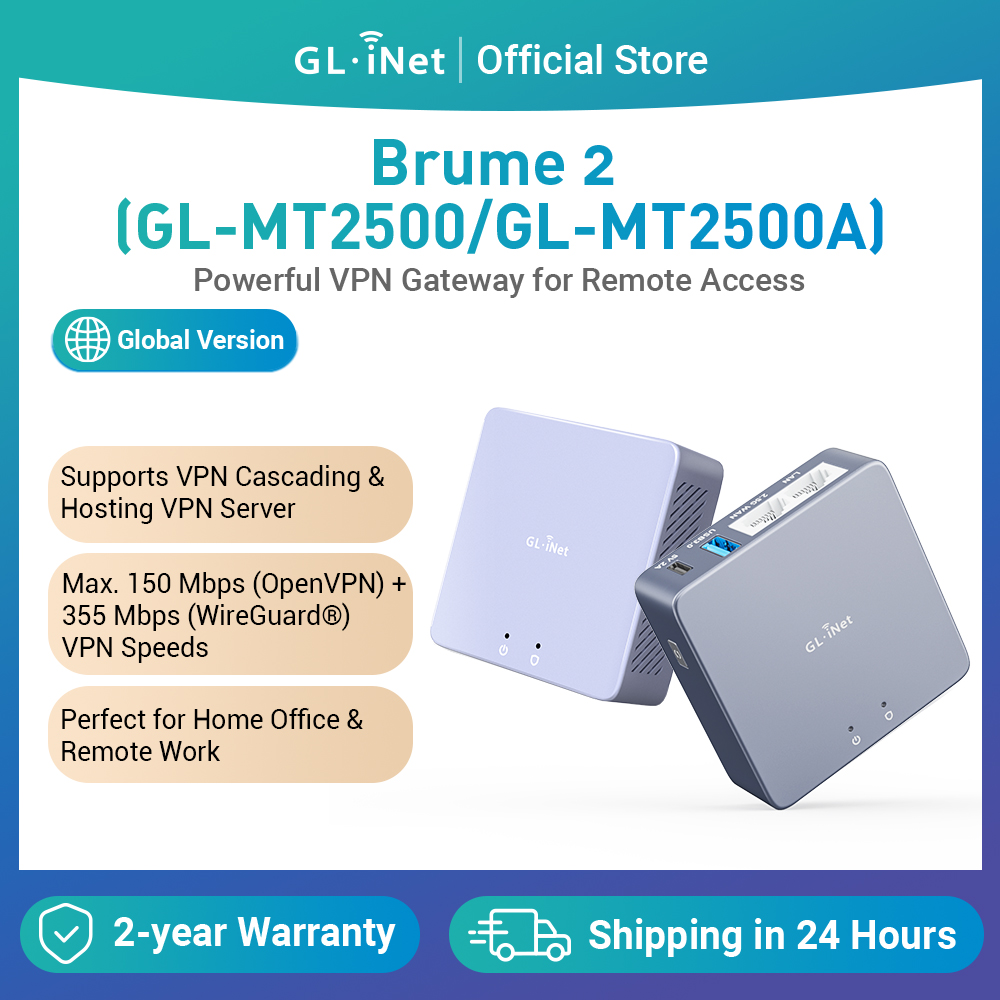 GL-iNET (Brume 2) GL-MT2500/MT - Home Security And Internet 리뷰 및 가격