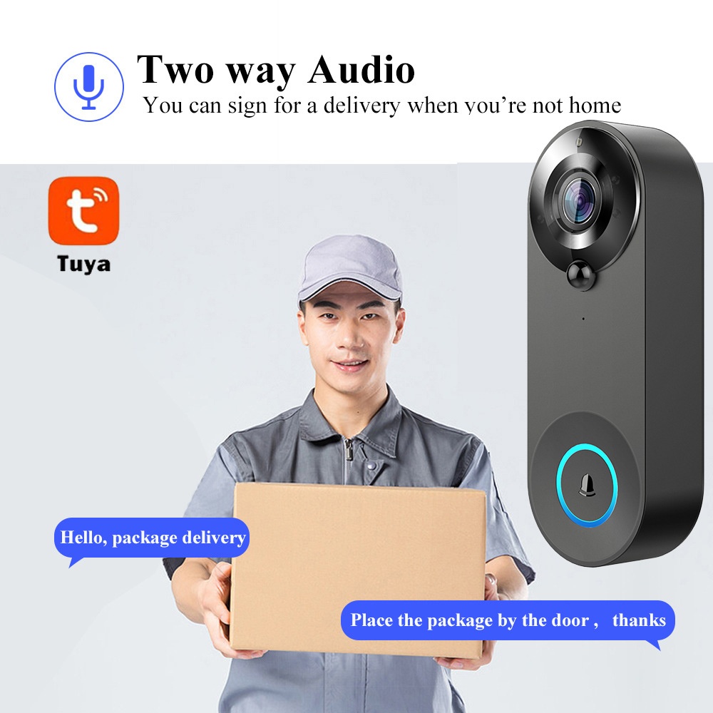 Tuya 1080P 무선 WIFI 초인종 비디오 인터콤 - Home Security Doorbell Camera 리뷰 및 가격