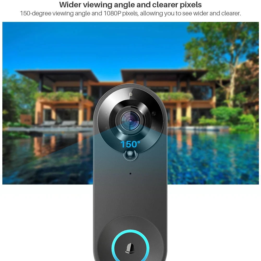 Tuya 1080P 무선 WIFI 초인종 비디오 인터콤 - Home Security Doorbell Camera 리뷰 및 가격