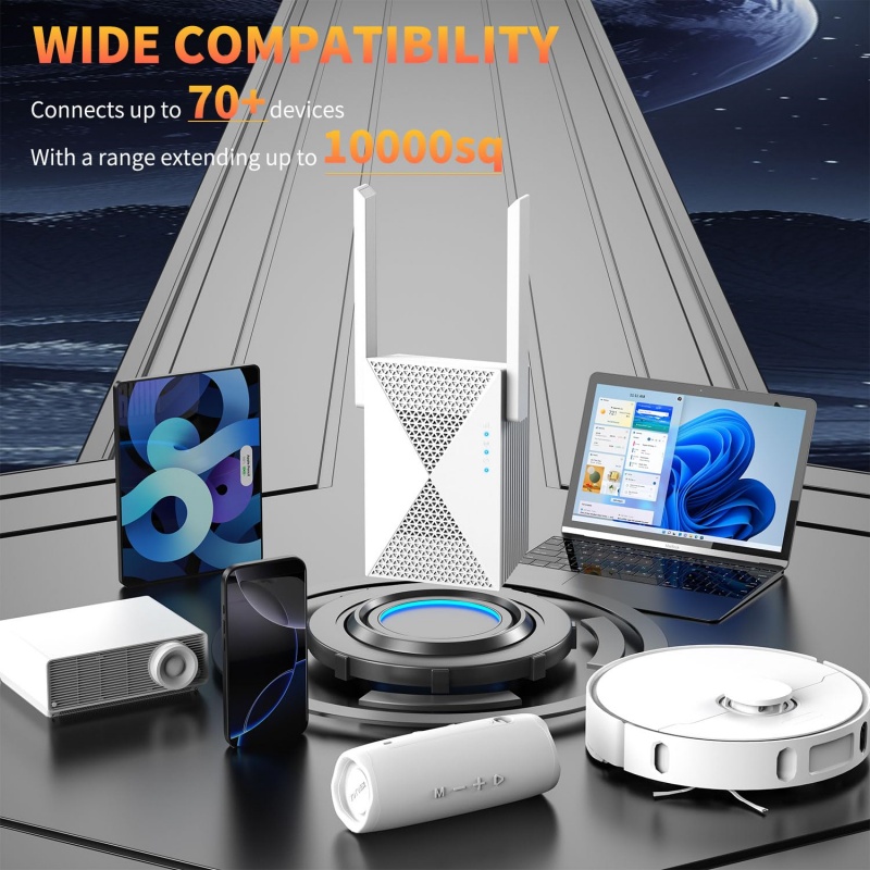 1200Mbps WiFi 리피터 무선 신호 확장기 2. - Home Security And Internet 리뷰 및 가격