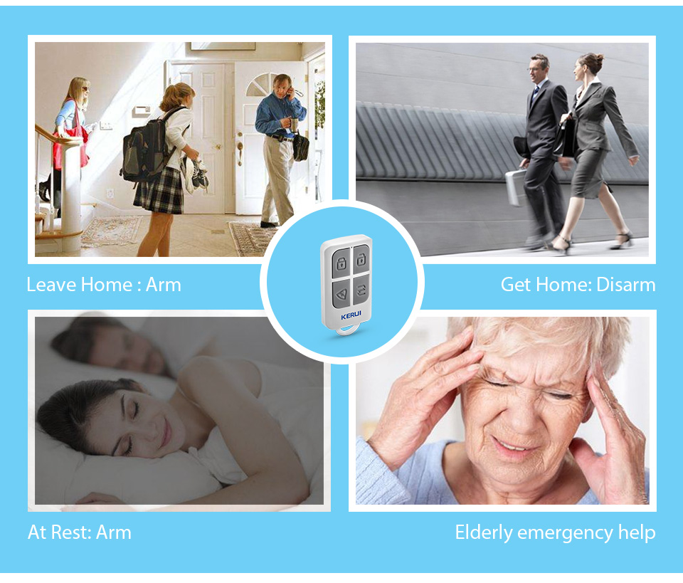 KERUI 무선 고성능 휴대용 원격 제어 키 체인, 와 - Home Security Upgrades 리뷰 및 가격