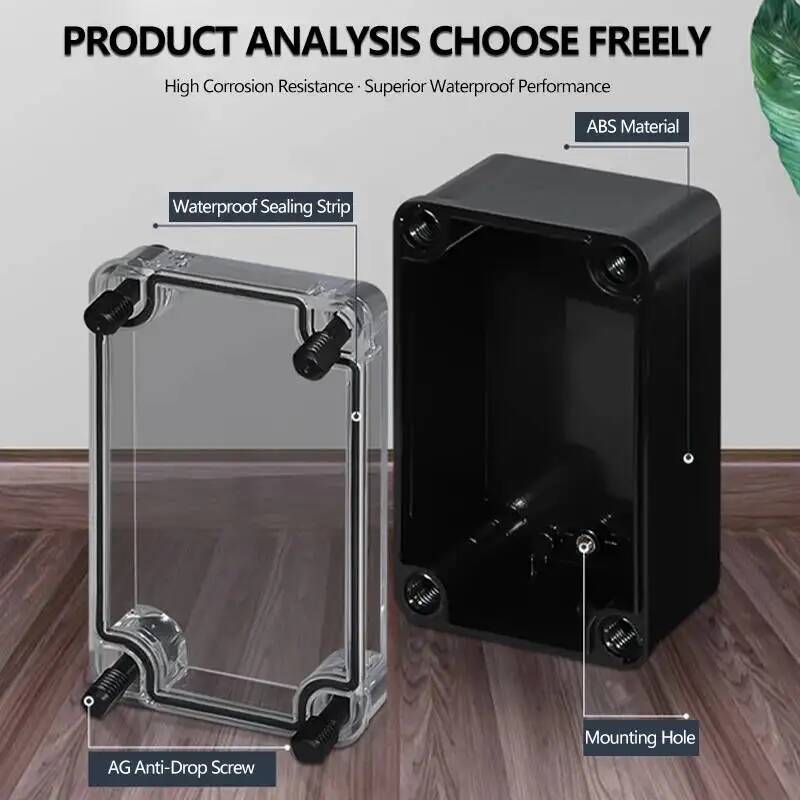 2pcs 투명 커버 방수 접합 상자 실내 야외 보안 카 - Home Security With Camera 리뷰 및 가격