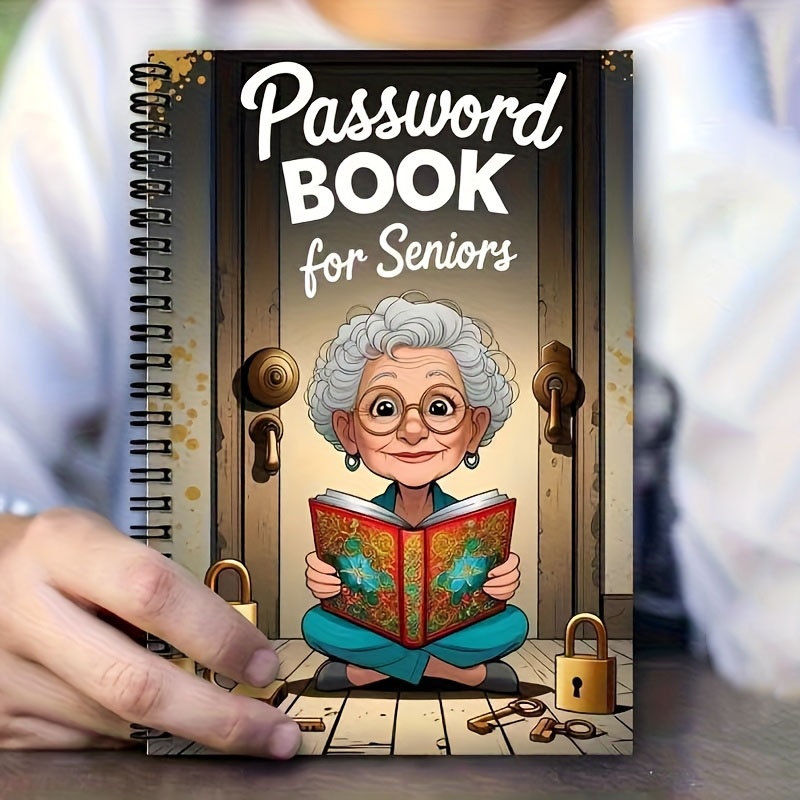 노인들을 위한 2/5팩 만화 스파이럴 비밀번호 노트 - - Home Security For Seniors 리뷰 및 가격