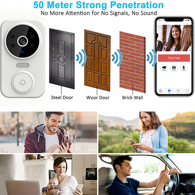 WiFi 스마트 비디오 초인종 카메라 야간 투시경 스마 - Home Security Doorbell Camera 리뷰 및 가격