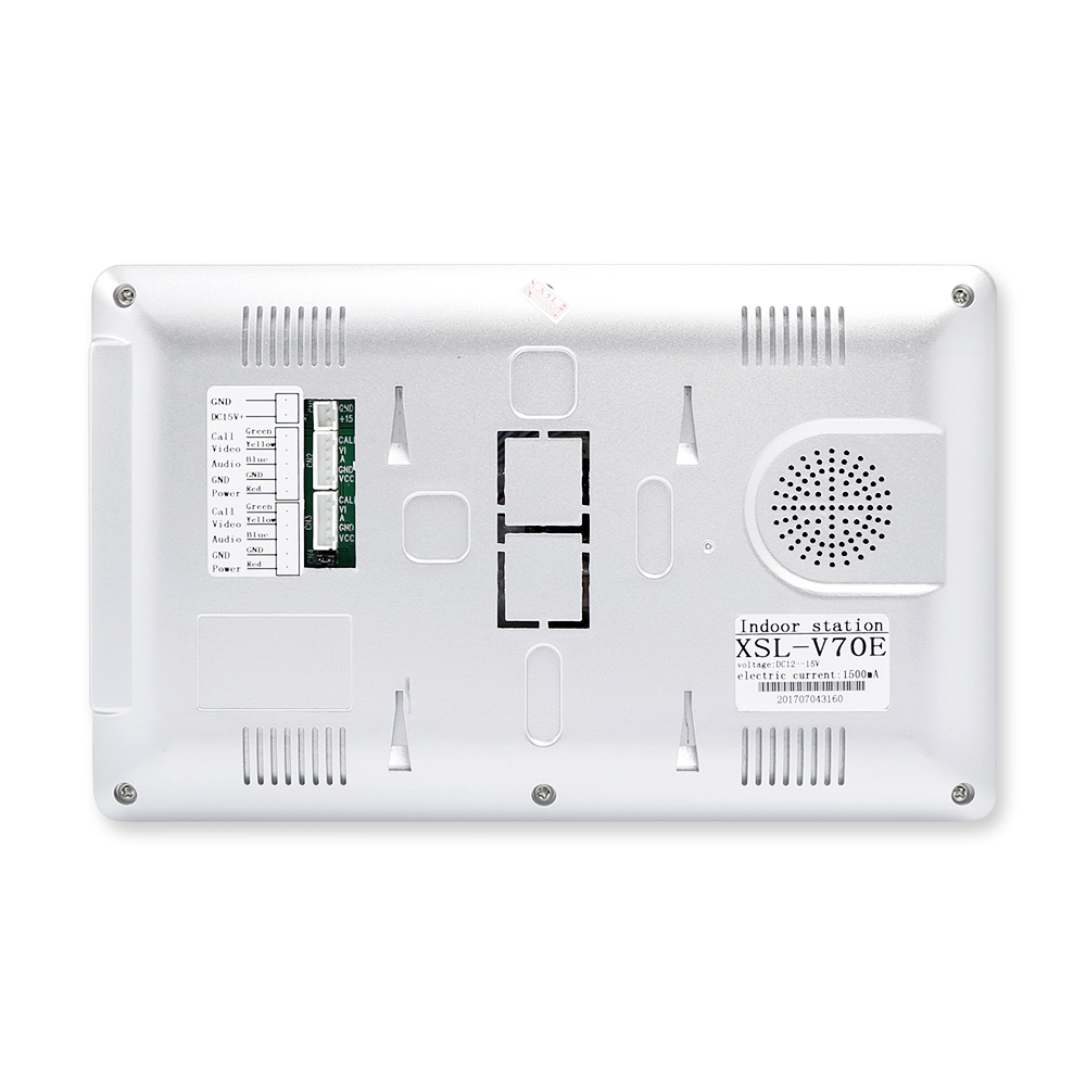 4선식 2가족용 비디오 도어폰 인터콤 시스템 7인치 모 - Home Security Doorbell Camera 리뷰 및 가격