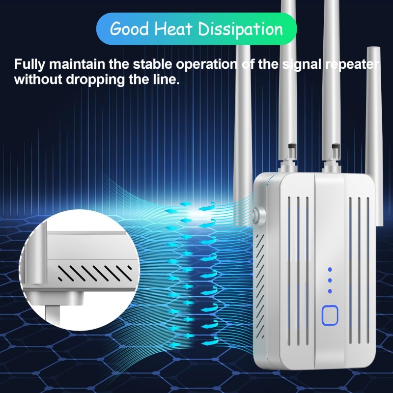 WiFi 리피터 익스텐더 1200Mbps 2.4G 5G - Home Security And Internet 리뷰 및 가격