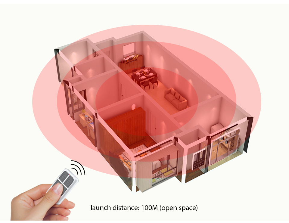 RC531 무선 휴대용 원격 제어 4 버튼 키체인 WI - Home Security Upgrades 리뷰 및 가격