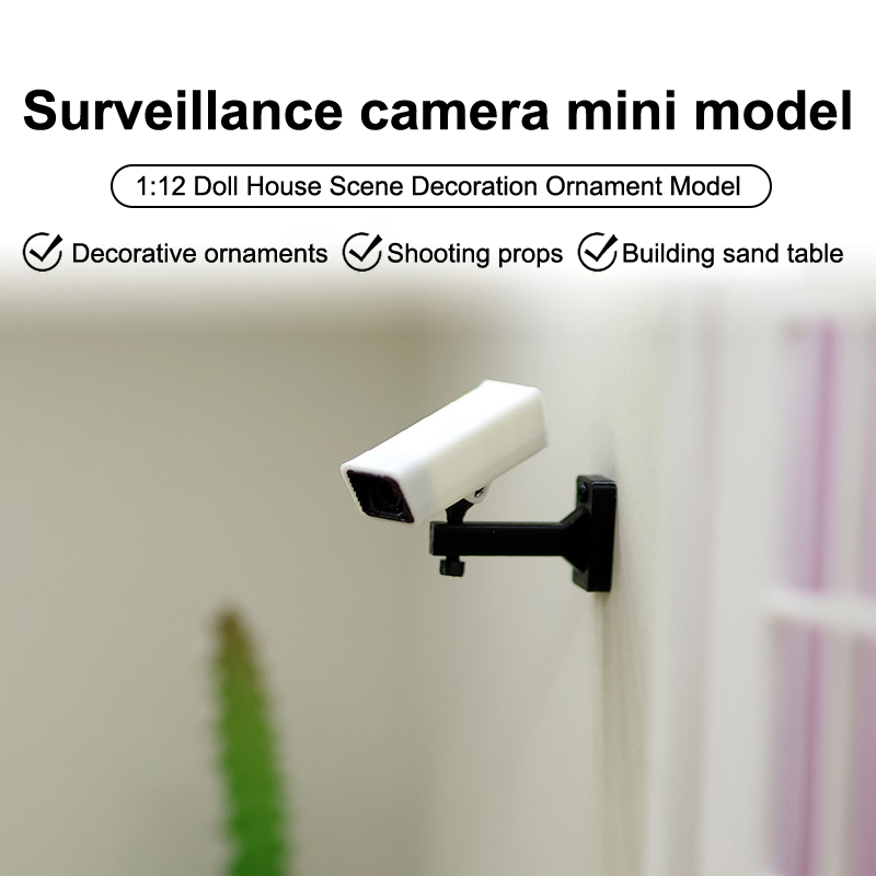 핫세일 1/12 스케일 미니어처 감시 카메라, 인형의  - Home Security With Camera 리뷰 및 가격