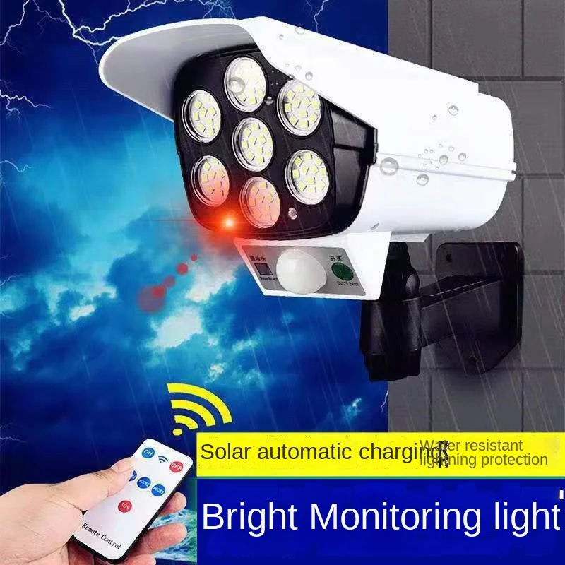 야외 태양 빛 모션 센서 보안 더미 카메라 무선 홍수  - Home Security With Cameras 리뷰 및 가격