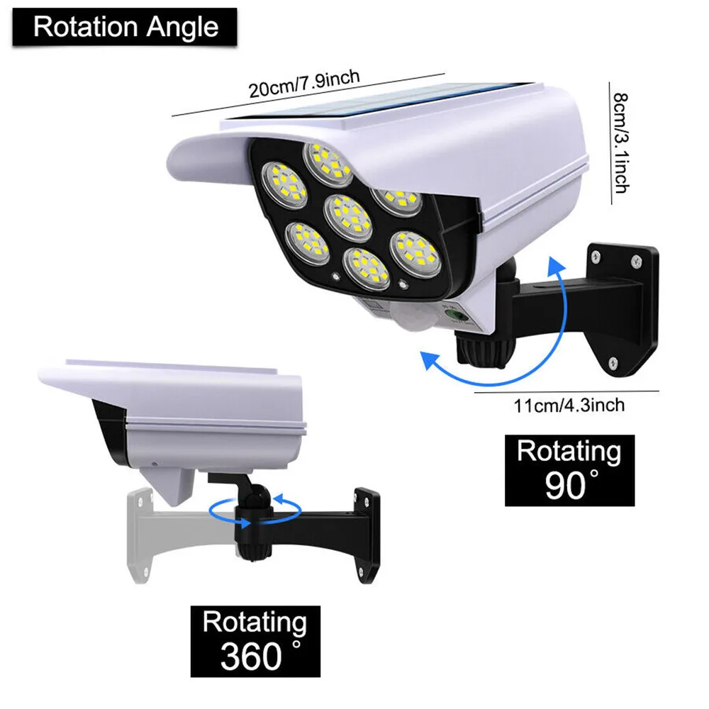 야외 태양 빛 모션 센서 보안 더미 카메라 무선 홍수  - Home Security With Cameras 리뷰 및 가격