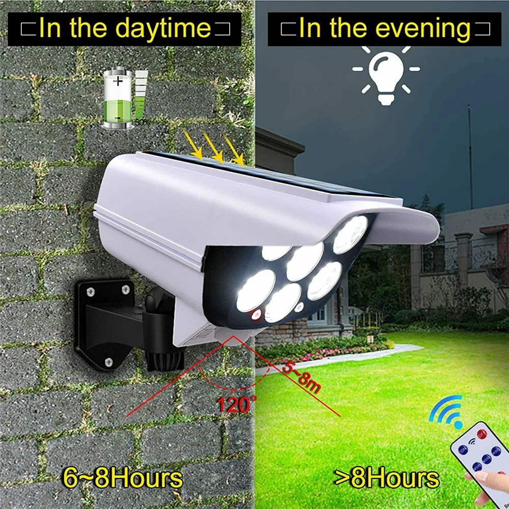 야외 태양 빛 모션 센서 보안 더미 카메라 무선 홍수  - Home Security With Cameras 리뷰 및 가격