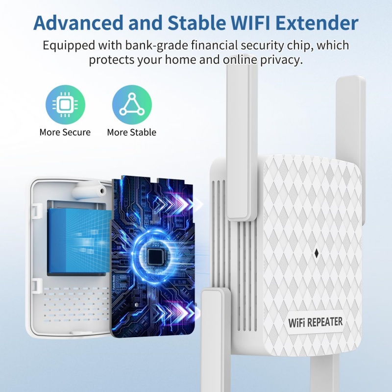 1200Mbps 무선 Wifi 익스텐더 Wifi 리피터 - Home Security And Internet 리뷰 및 가격