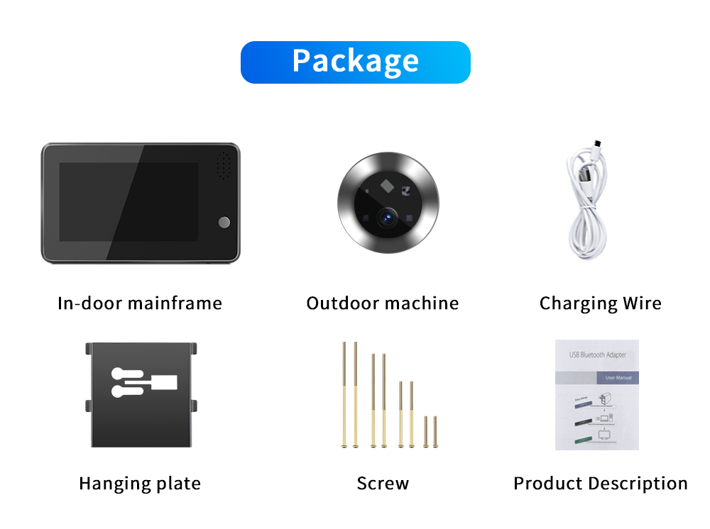 4.3인치 투야 스마트라이프 WiFi 도어벨 비주얼 도 - Home Security Doorbell Camera 리뷰 및 가격