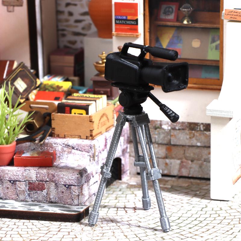 미니 비디오 카메라 삼각대 모델 1:12 스케일 인형  - Home Security With Camera 리뷰 및 가격