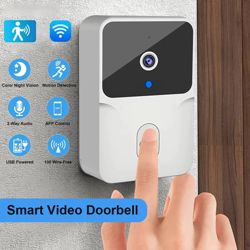 스마트 홈 WiFi 비디오 초인종 무선 전화 양방향 인 - Home Security Doorbell Camera 리뷰 및 가격