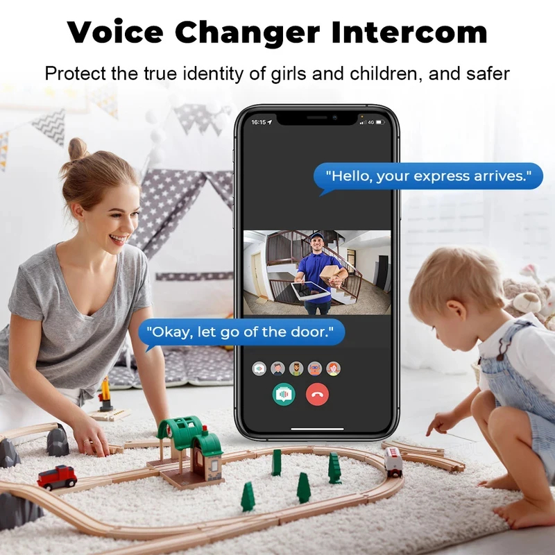 스마트 홈 WiFi 비디오 초인종 무선 전화 양방향 인 - Home Security Doorbell Camera 리뷰 및 가격
