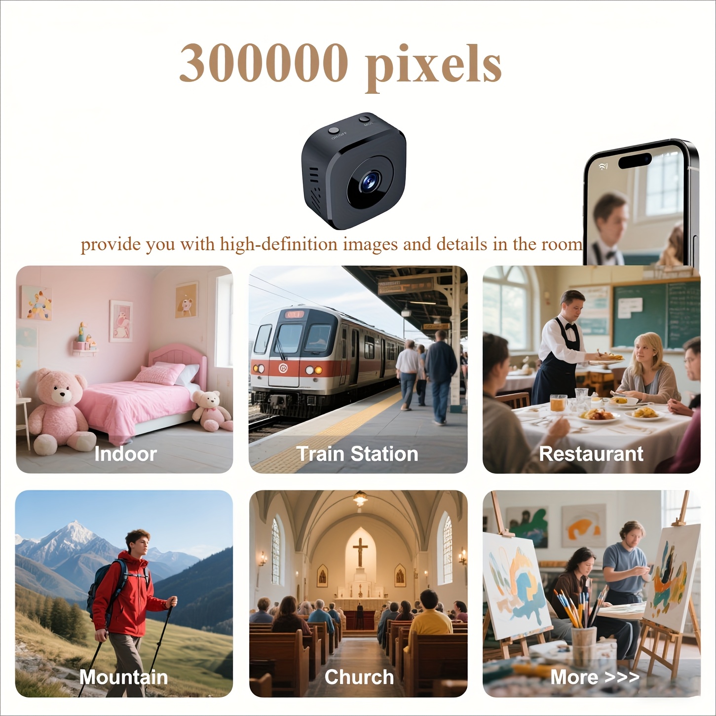 1080P HD 미니 WiFi 카메라 실내 안전 보안  - Home Security With Cameras 리뷰 및 가격