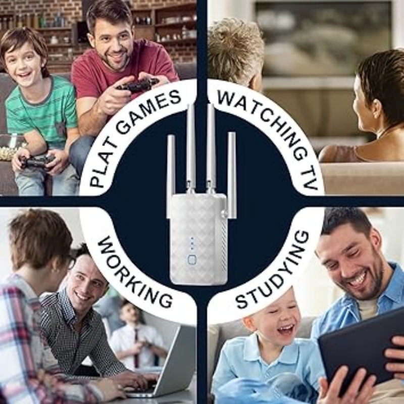 1200Mbps WiFi 리피터 듀얼 밴드 무선 익스텐 - Home Security And Internet 리뷰 및 가격