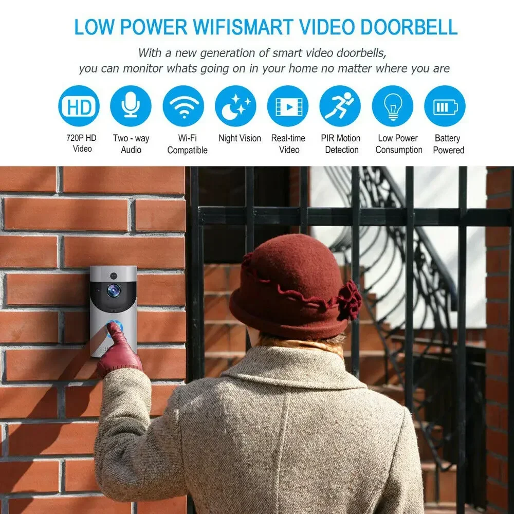 720P HD 스마트 홈 무선 WIFI 초인종 카메라  - Home Security Doorbell Camera 리뷰 및 가격