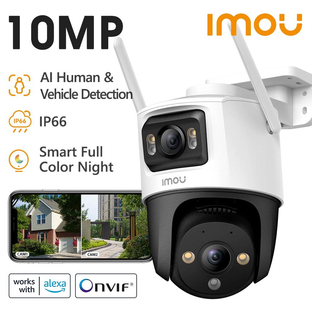 IMOU 야외 PT 보안 카메라 - 10MP 듀얼 렌즈 - Home Security Upgrades 리뷰 및 가격