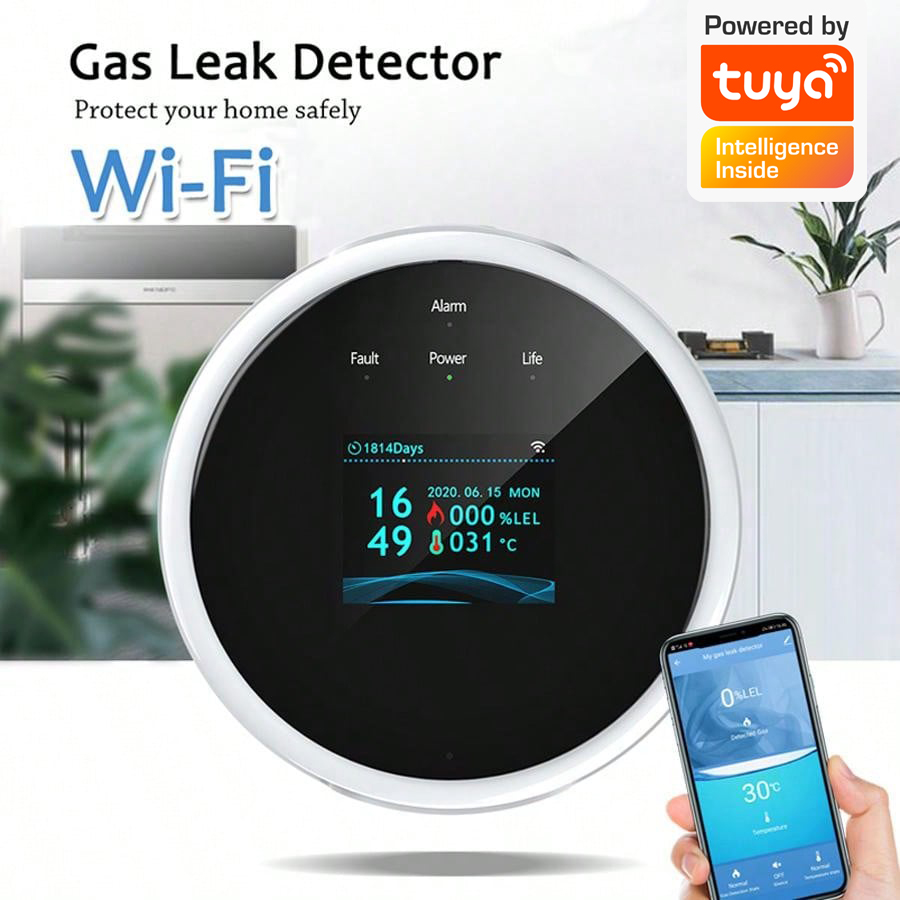 2.4G WiFi 가스 경보 센서 가연성 가스 감지기는 - Home Security Upgrades 리뷰 및 가격