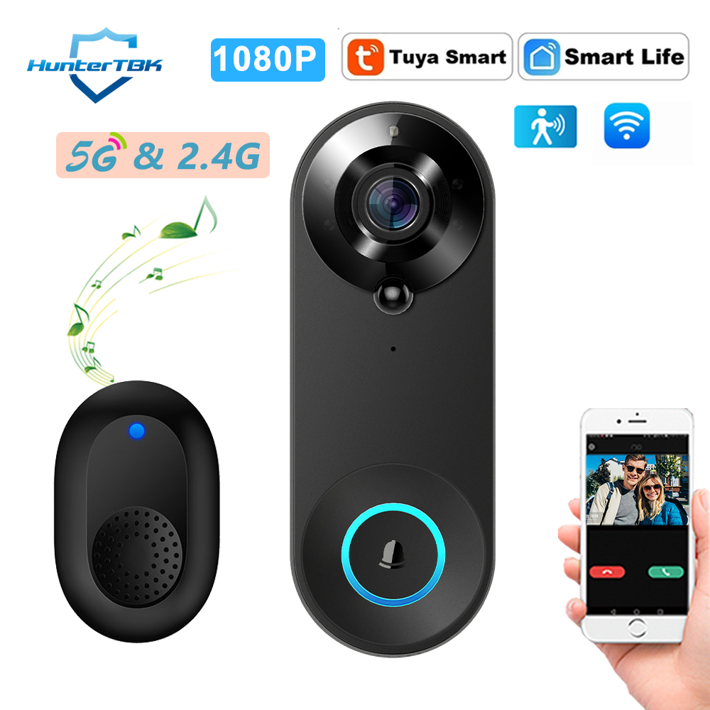5G 2.4G WiFi 비디오 초인종 1080P 무선  - Home Security Doorbell Camera 리뷰 및 가격