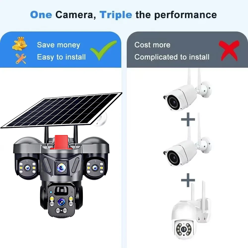 KERUI V380 Pro 야외 PTZ 6MP WIFI - Home Security Camera Installation 리뷰 및 가격