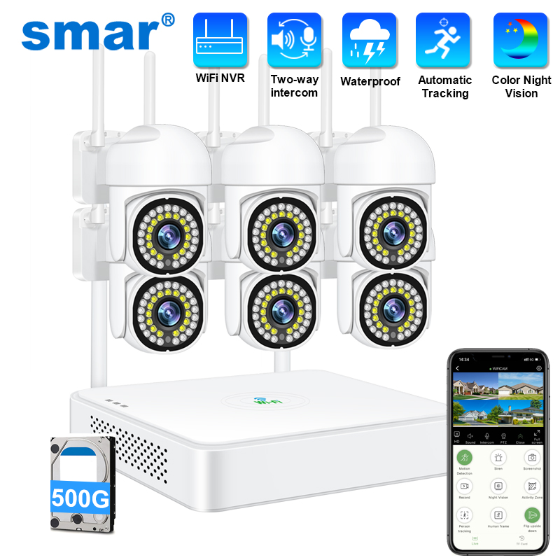 Smar 3MP 무선 CCTV 보안 카메라 시스템 PT - Home Security Upgrades 리뷰 및 가격
