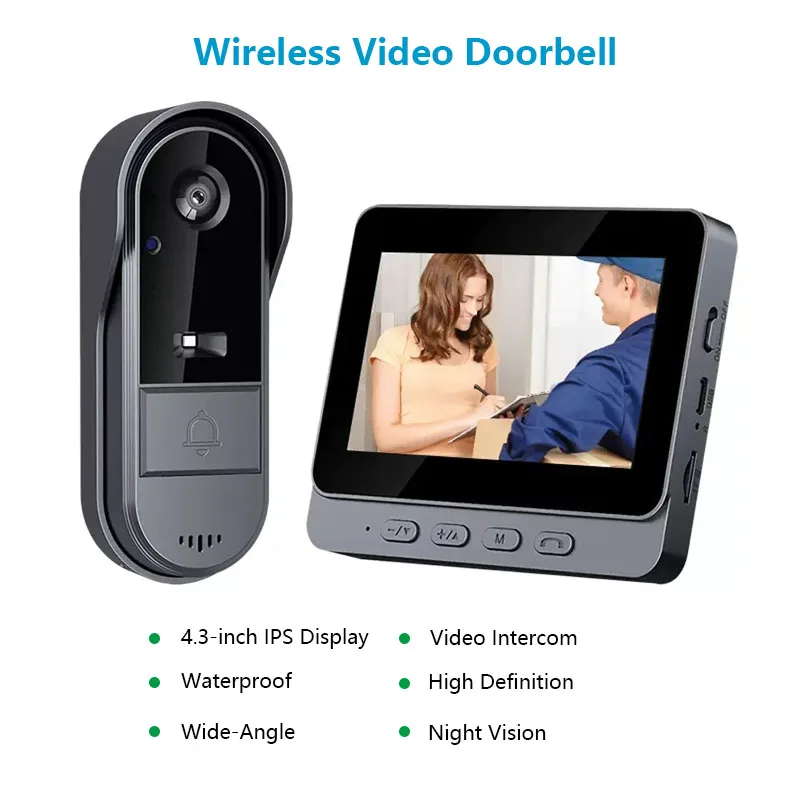 야외 무선 인터콤 초인종 야간 투시경 HD LPS 비디 - Home Security Doorbell Camera 리뷰 및 가격