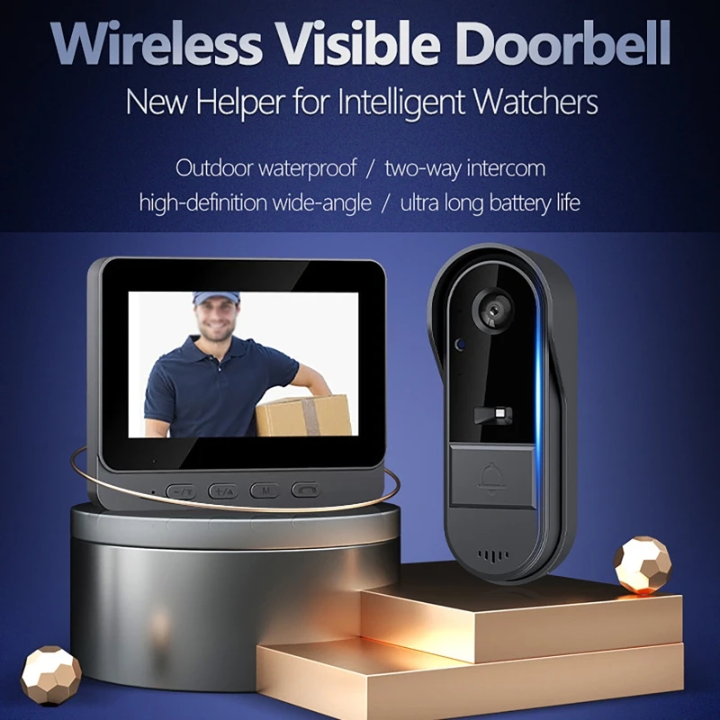 야외 무선 인터콤 초인종 야간 투시경 HD LPS 비디 - Home Security Doorbell Camera 리뷰 및 가격