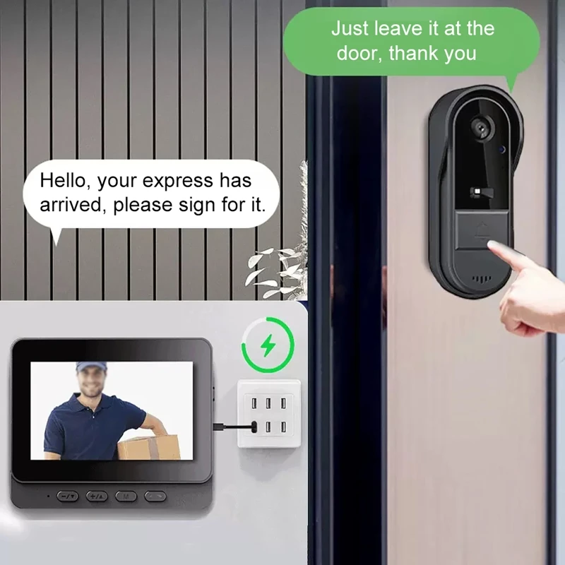 야외 무선 인터콤 초인종 야간 투시경 HD LPS 비디 - Home Security Doorbell Camera 리뷰 및 가격